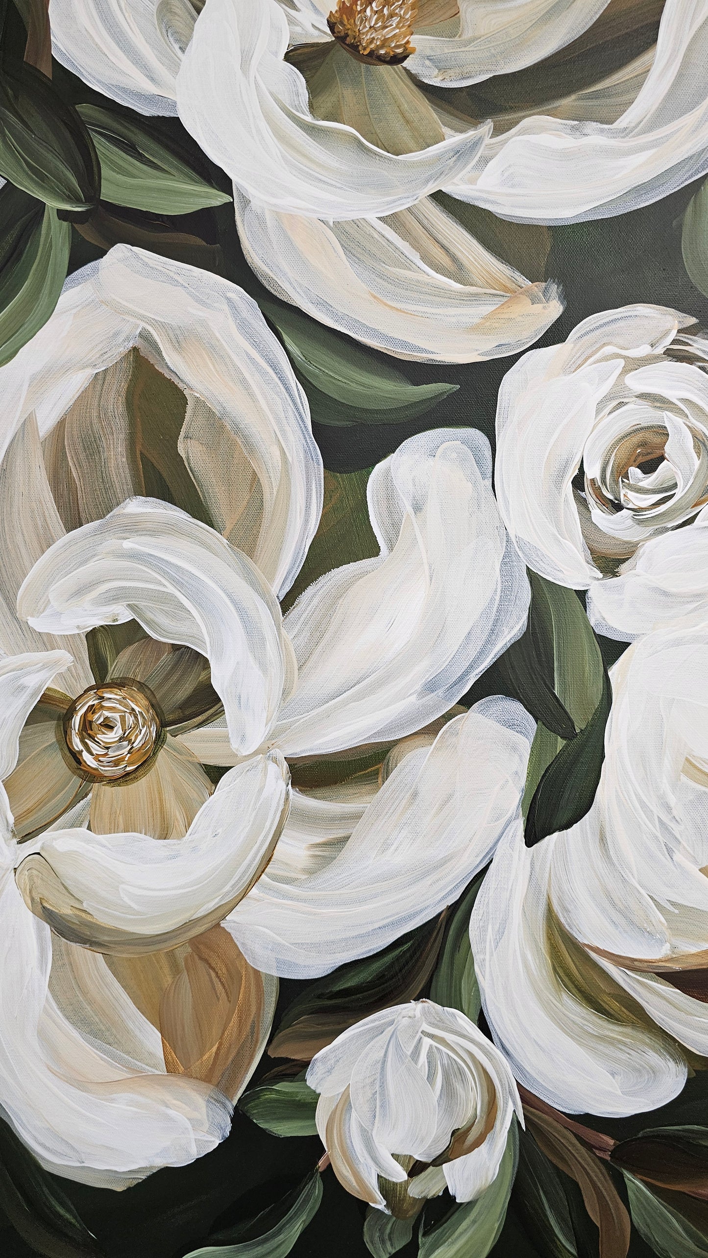 Sweet Grace _ Magnolia Flower Painting