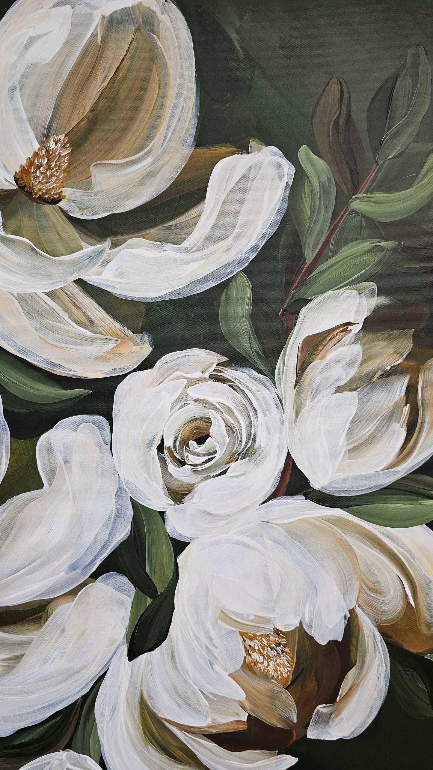 Sweet Grace _ Magnolia Flower Painting