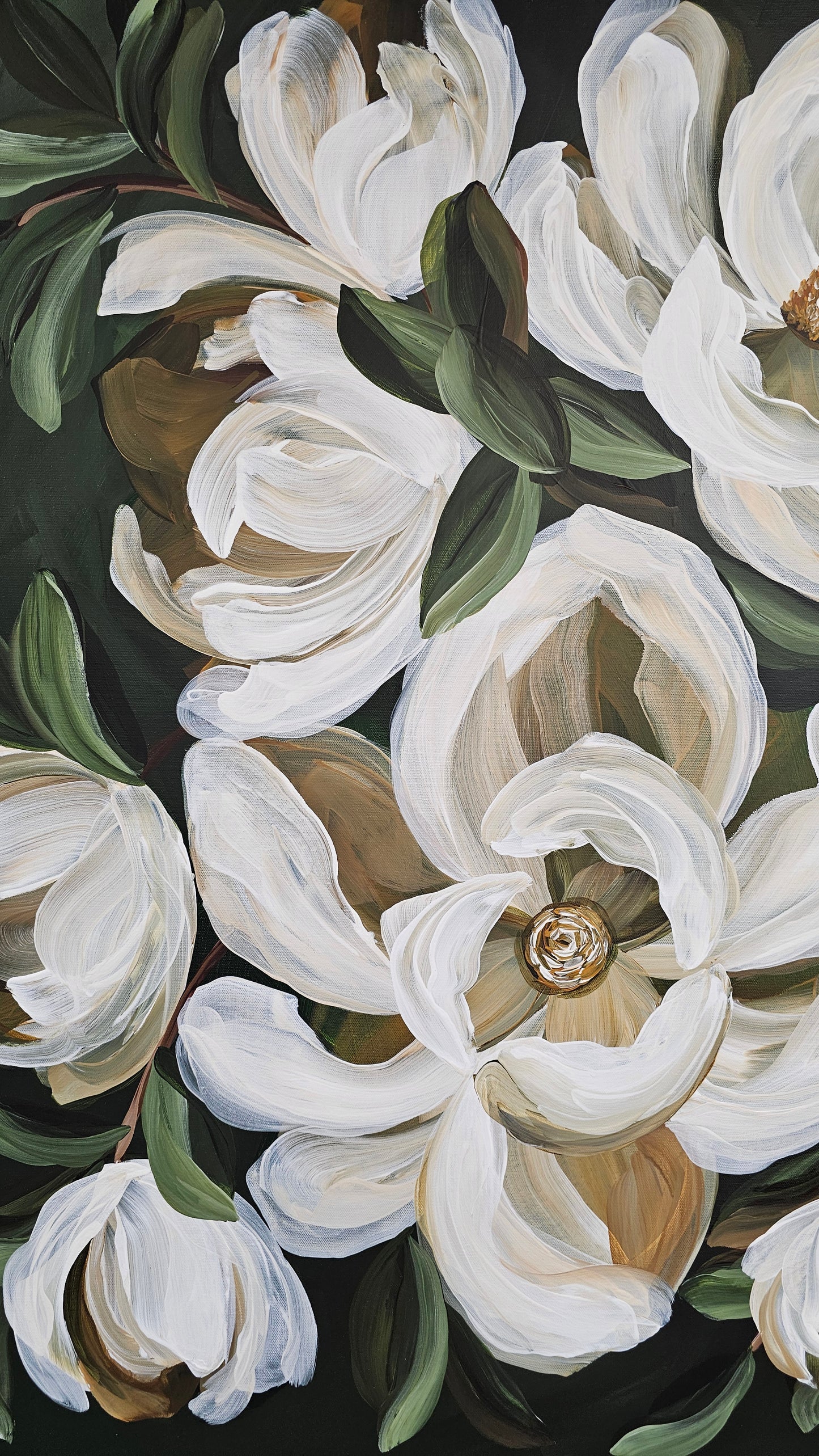 Sweet Grace _ Magnolia Flower Painting