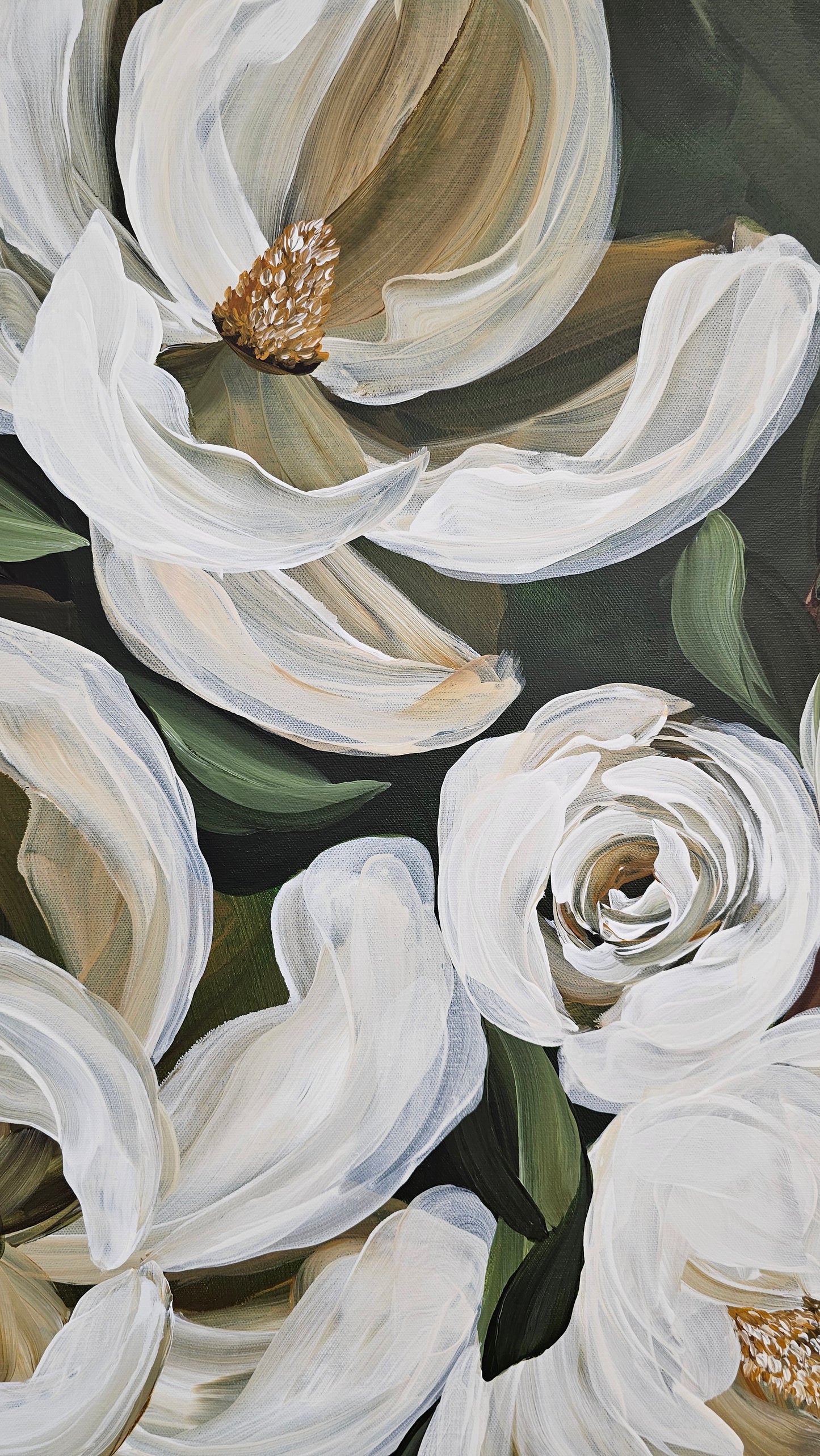 Sweet Grace _ Magnolia Flower Painting