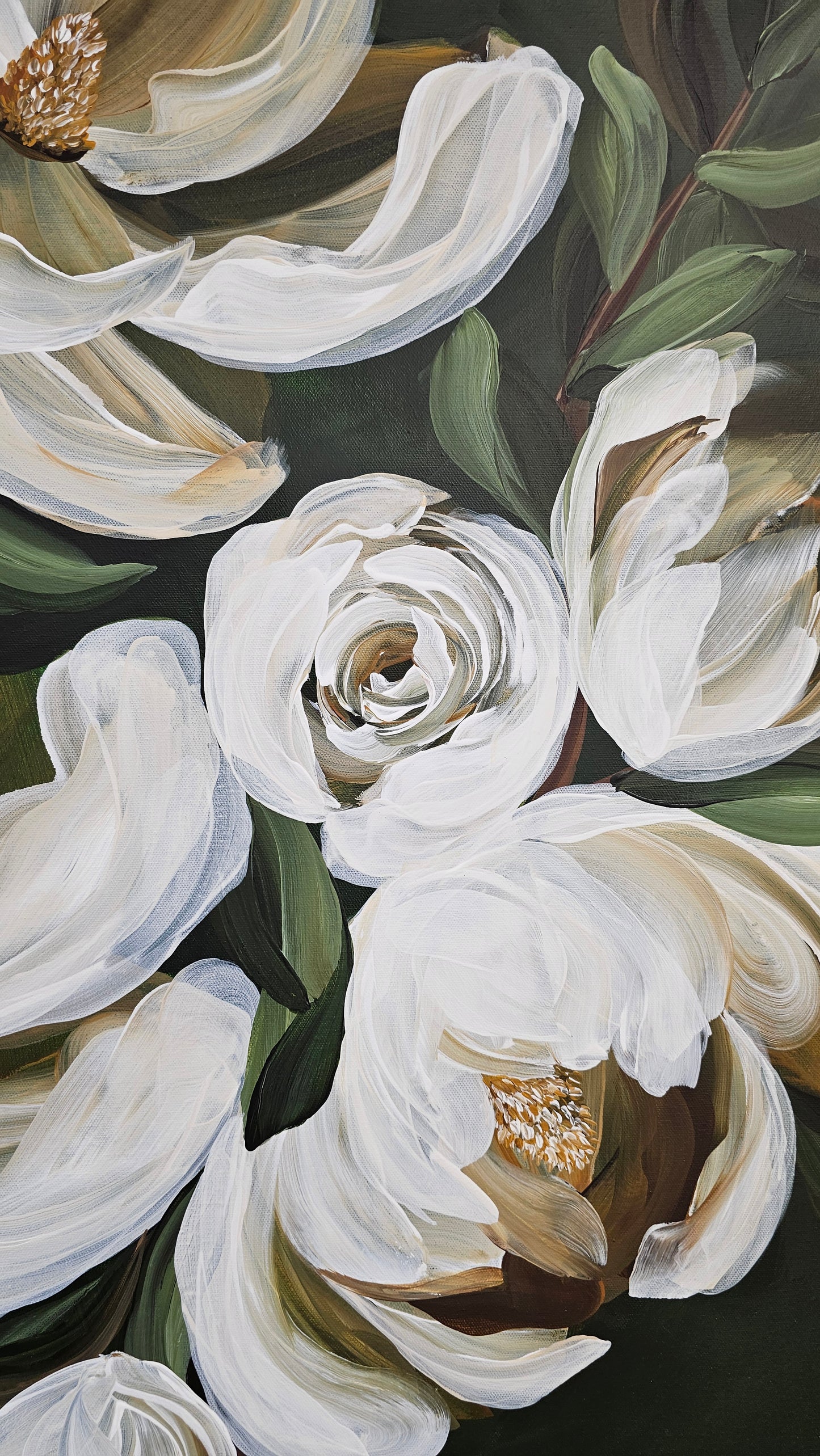 Sweet Grace _ Magnolia Flower Painting