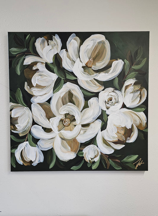 Sweet Grace _ Magnolia Flower Painting