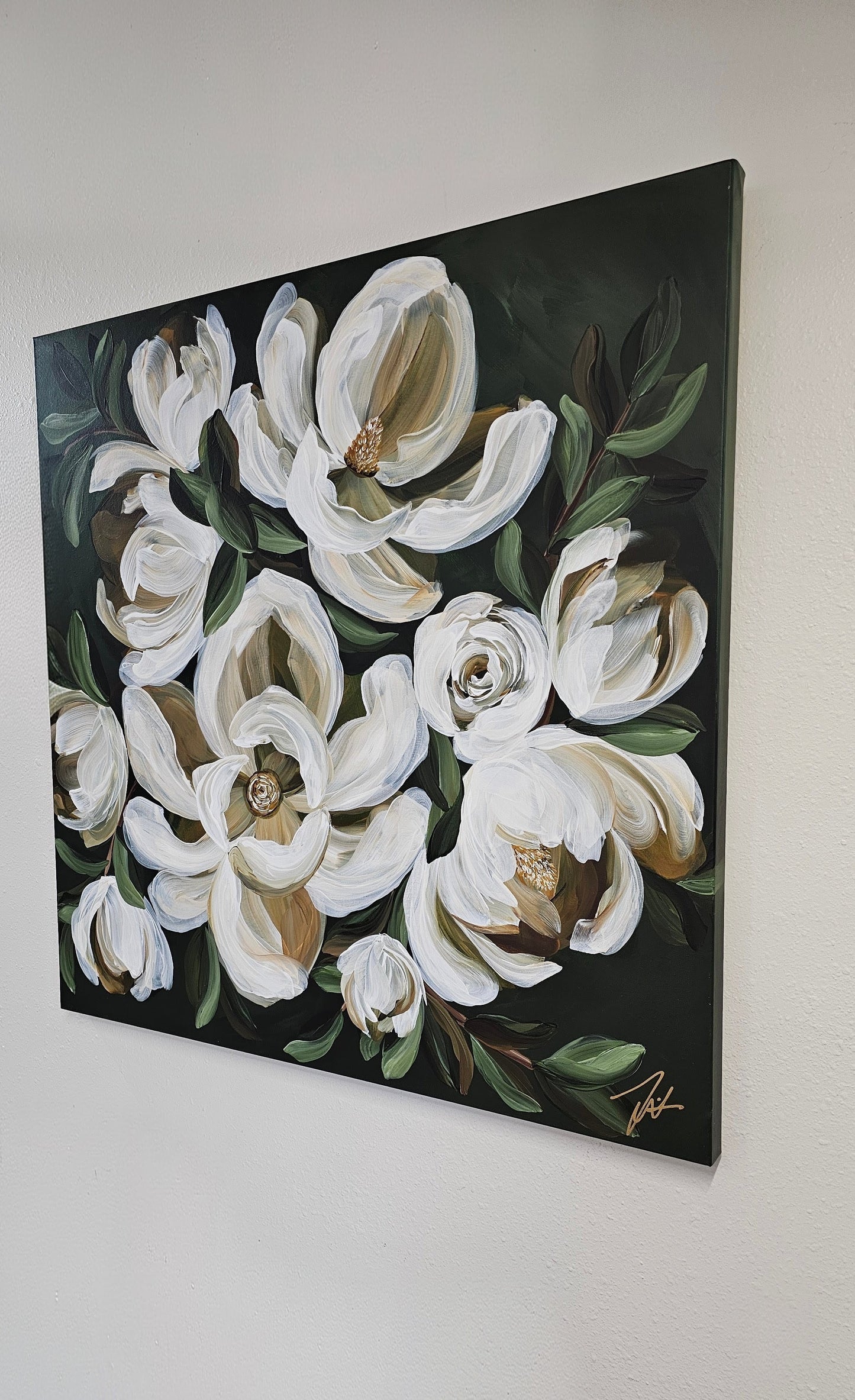 Sweet Grace _ Magnolia Flower Painting
