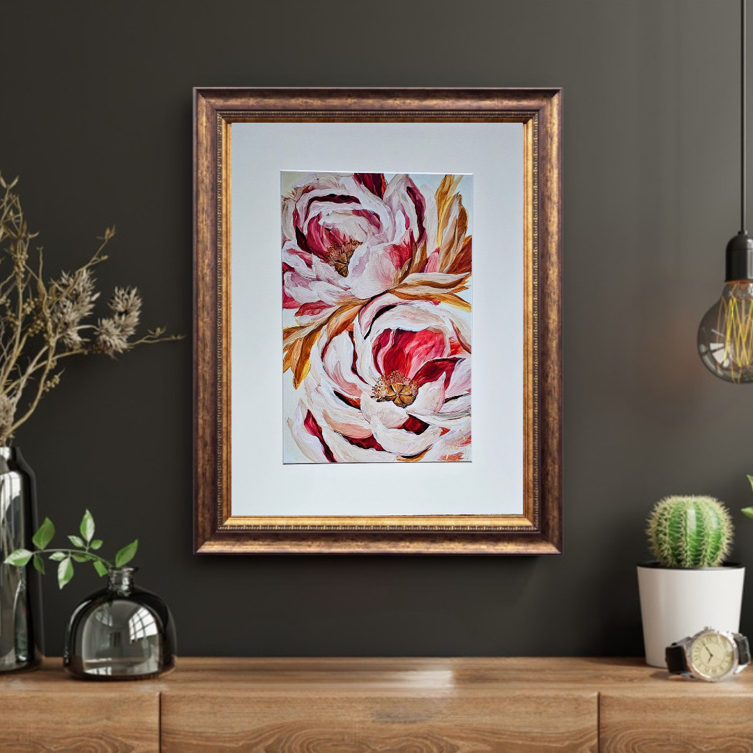 Believe 24 x 18 Limited Edition_ Peony Print