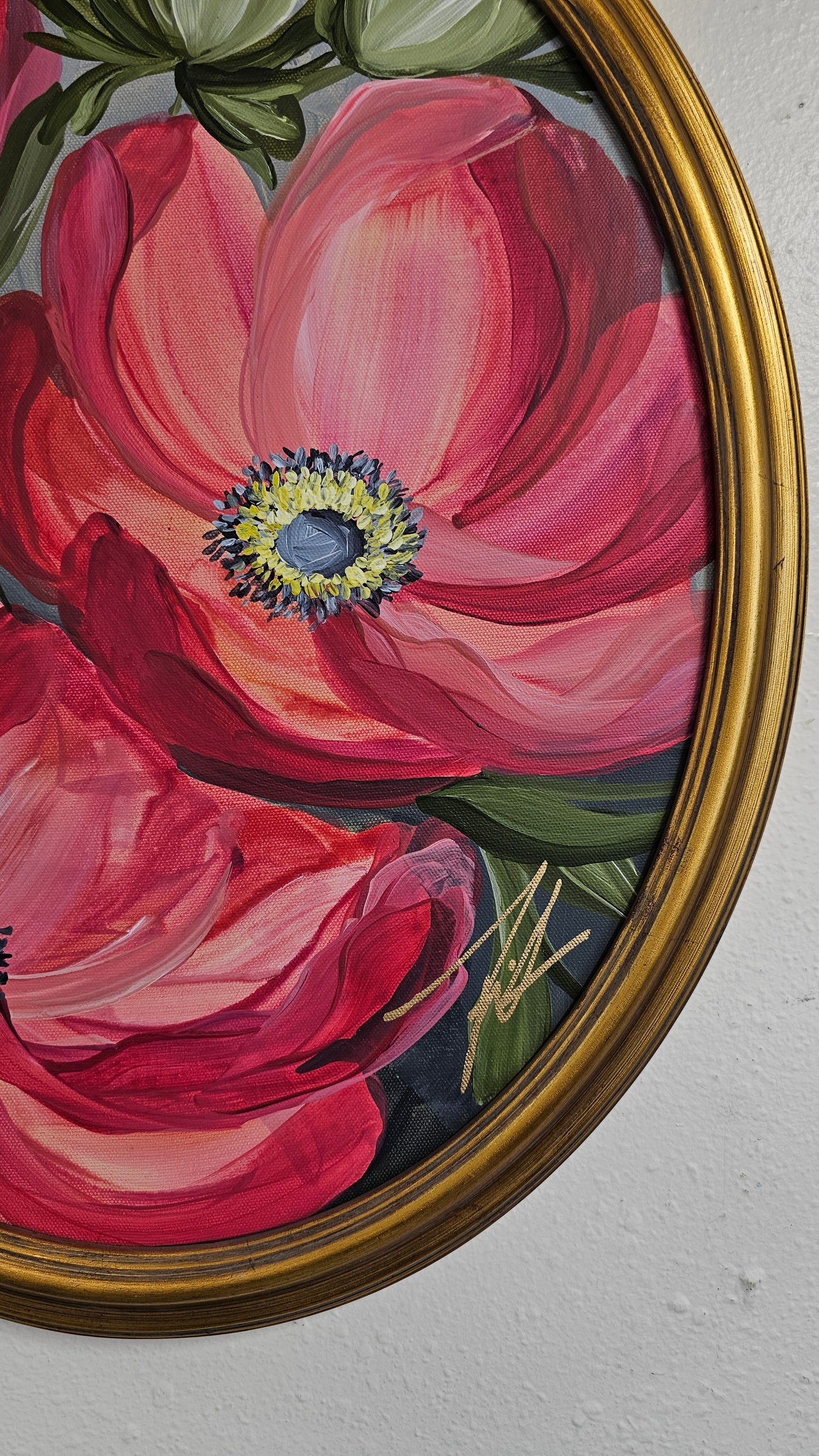 "Your Dreams"  _ Anemone Flower Painting