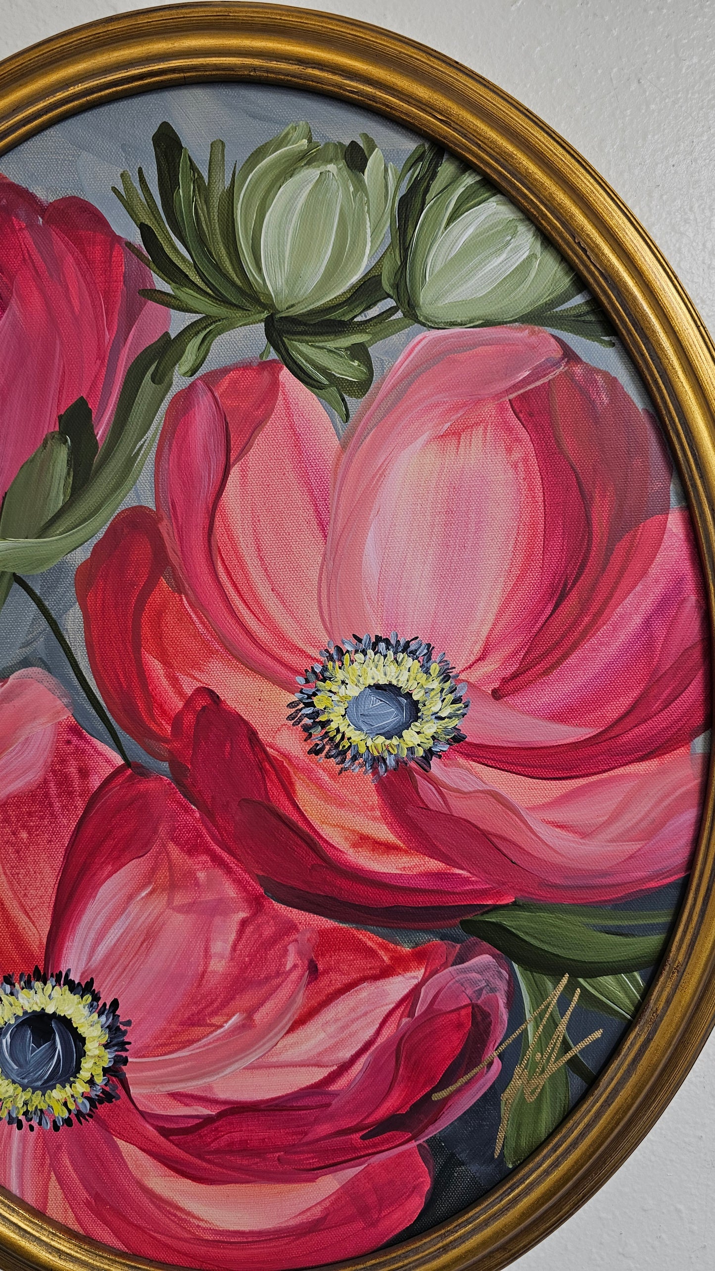 "Your Dreams"  _ Anemone Flower Painting