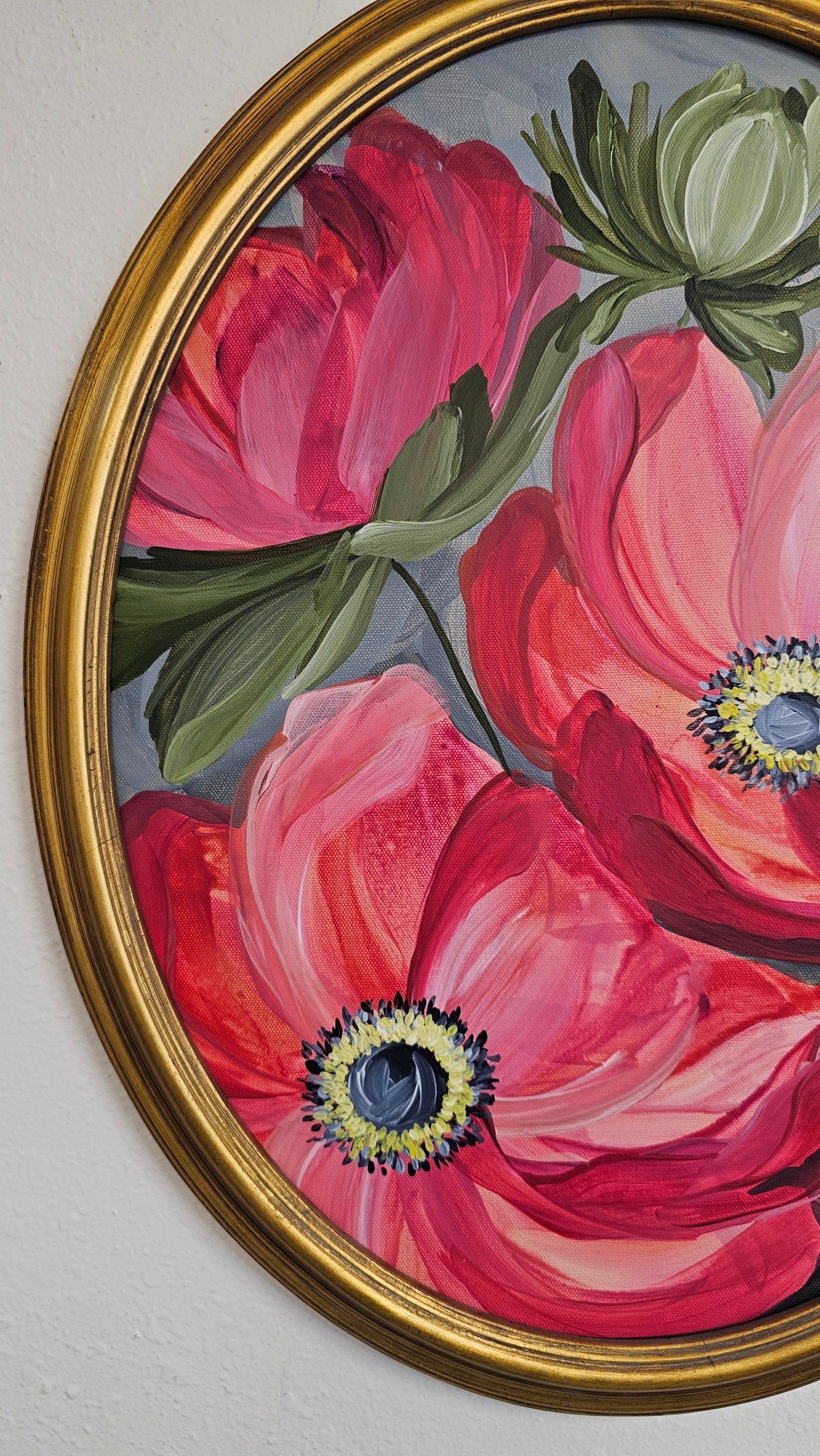"Your Dreams"  _ Anemone Flower Painting