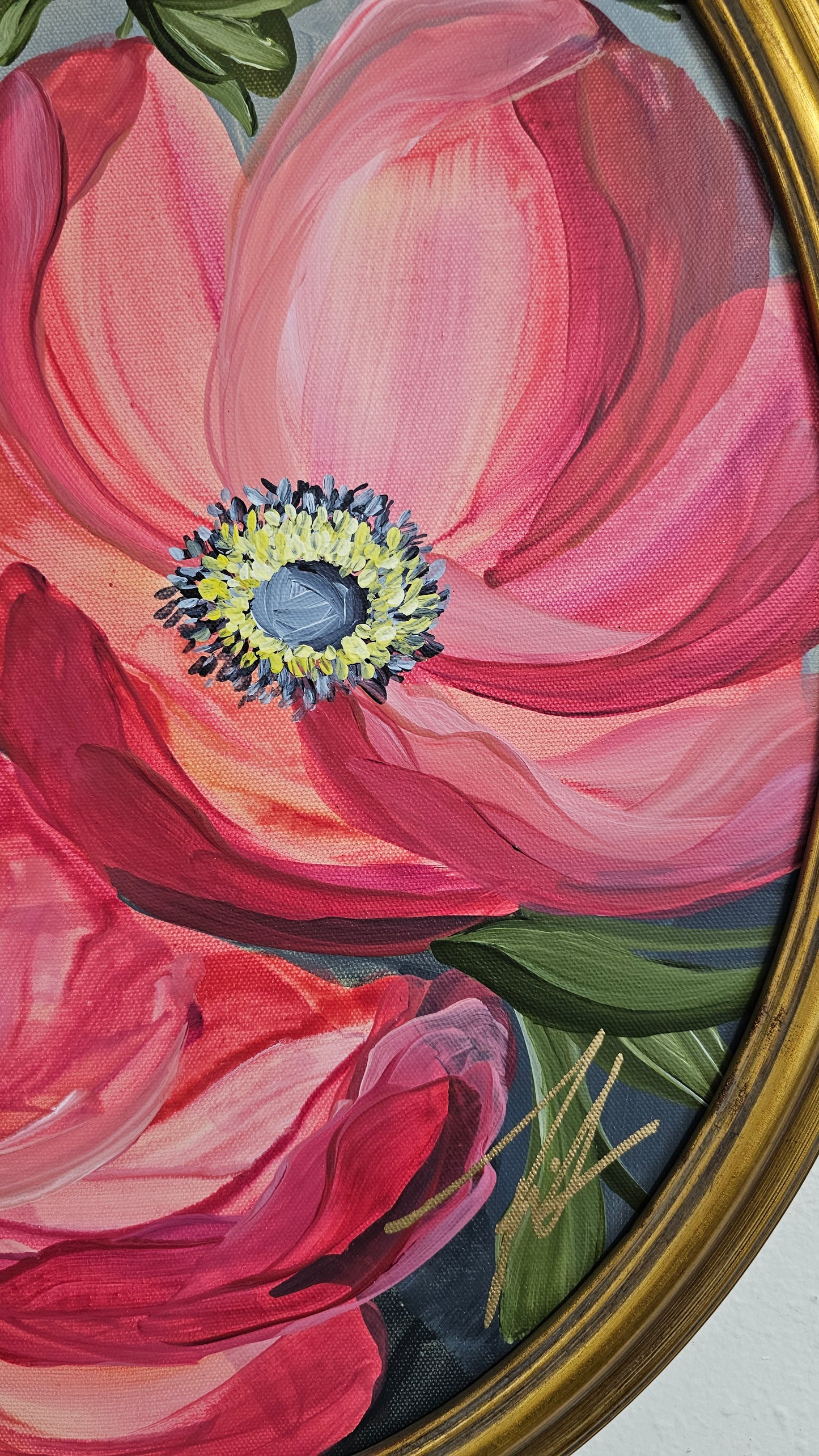 "Your Dreams"  _ Anemone Flower Painting
