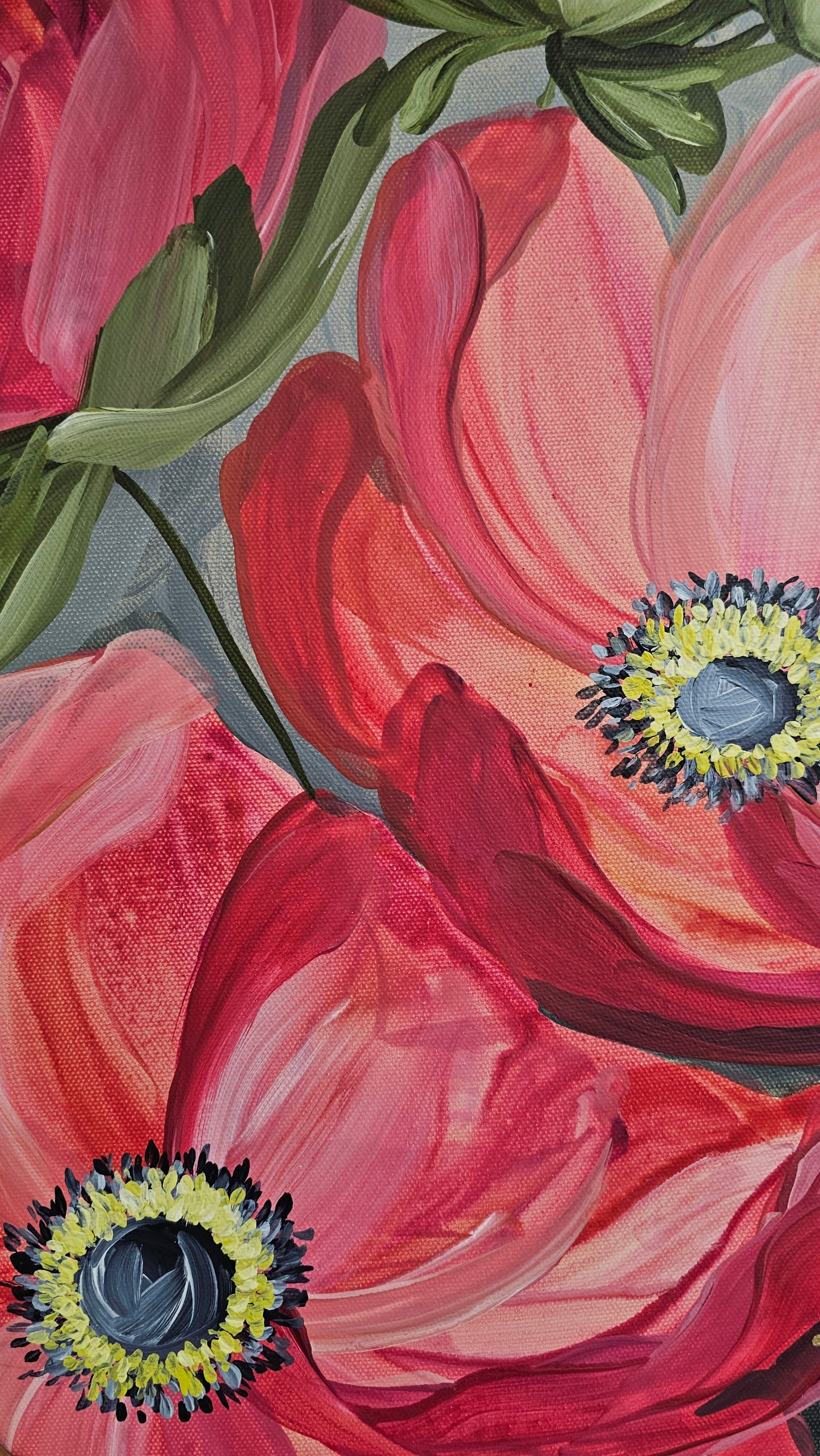 "Your Dreams"  _ Anemone Flower Painting